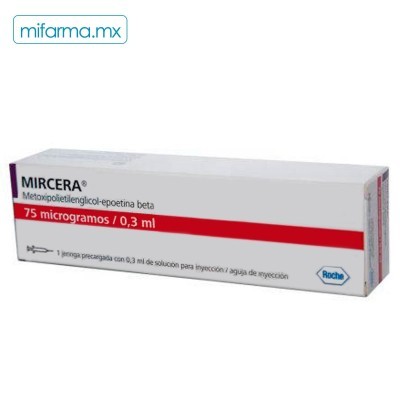 Mircera 75 mcg/0.3ml c/1 Jeringa prellenada