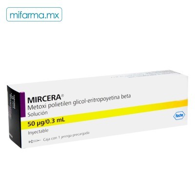 Mircera 50 mcg/0.3ml c/1 Jeringa prellenada