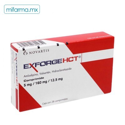 Exforge HCT Novartis 5mg/160mg/12.5mg c/28 comp
