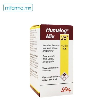 Humalog Solución Iny 100UI / Frasco de 10ml