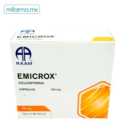 Emicrox 100mg c/50 cap