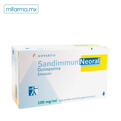 Sandimmun Neoral Emulsión 100 mg/ml c/1 fco 50ml