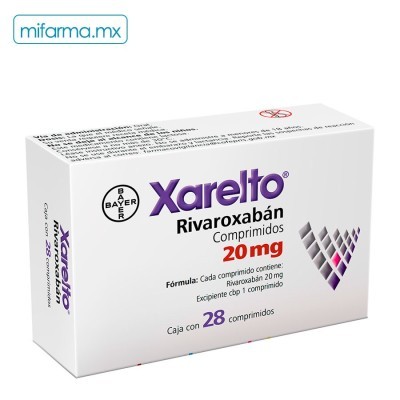 Xarelto 20mg c/28 comprimidos