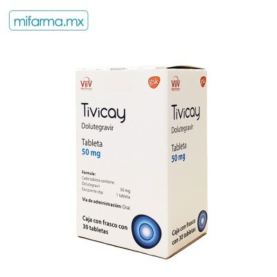 Tivicay 50mg c/30 tabletas