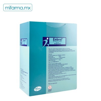 Enbrel 25mg c/4 Jeringas prellenadas