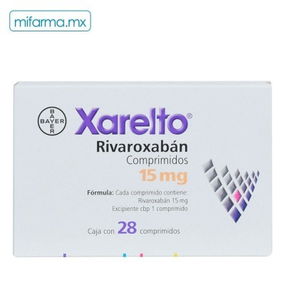 Xarelto 15mg c/28 comprimidos