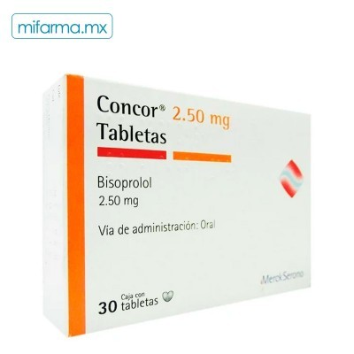 Concor 2.5 mg c/30 tabletas