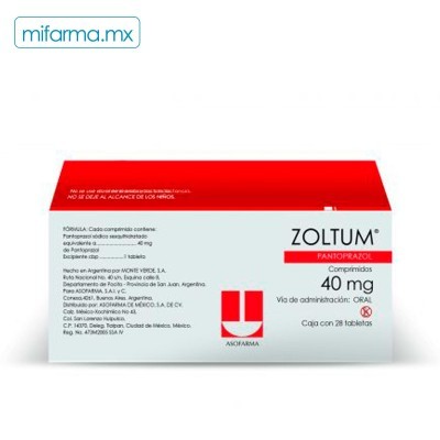 Zoltum 40 mg c/28 tabletas