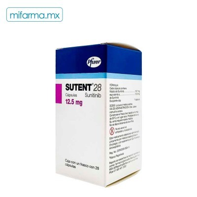 Sutent 28 12.5mg c/28 cap