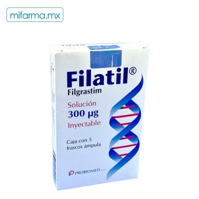 Filatil 300 mcg Iny c/5 Amp