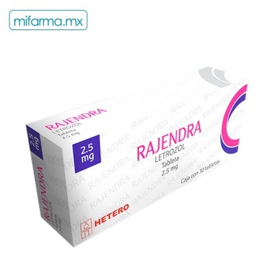 Rajendra 2.5 mg c/30 tabletas