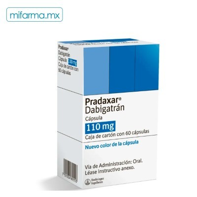 Pradaxar 110 mg 60 cápsulas
