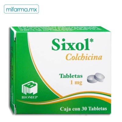 Sixol Colchicina 1mg c/30 Tab