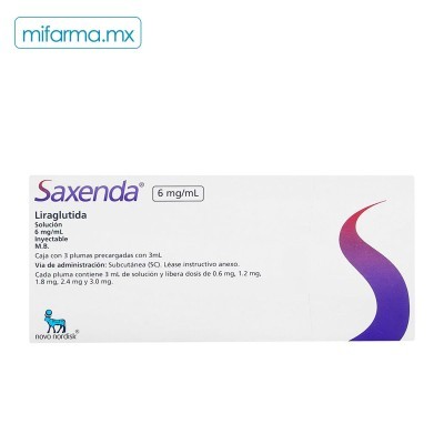 Saxenda 6mg c/3 Plumas de 3ml