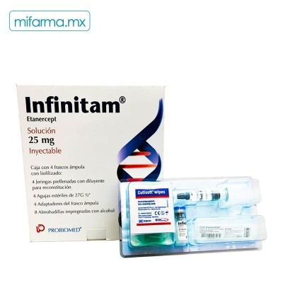 Infinitam 25mg c/4 Fco Ámpula