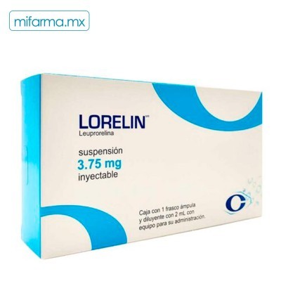 Lorelin 3.75mg c/1 frasco ámpula