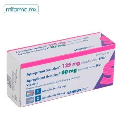 Aprepitant 125/80mg c/3 cap