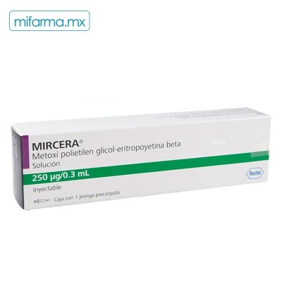 Mircera 250 mcg/0.3ml c/1 Jeringa prellenada