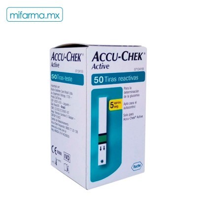 Accu Chek Active c/50 Tiras Reactivas