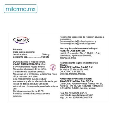 Levetiracetam 1000mg c/30 Tab