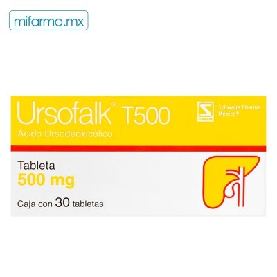 Ursofalk 500 mg 30 tabletas