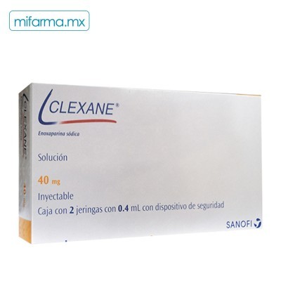 Clexane 40mg c/2 Jeringas de 0.4ml