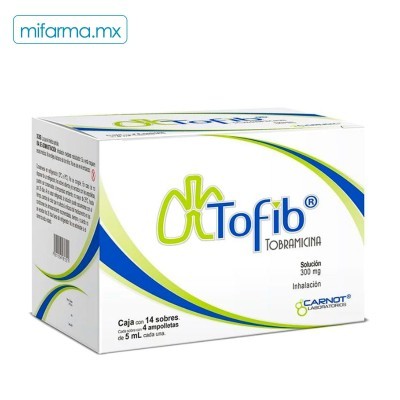 Tofib 300mg 5ml (14 sobres c/4 amp de 5ml c/u)