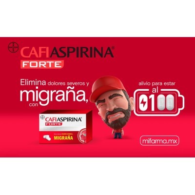 Cafiaspirina Forte 650mg / 65mg c/24 Tab