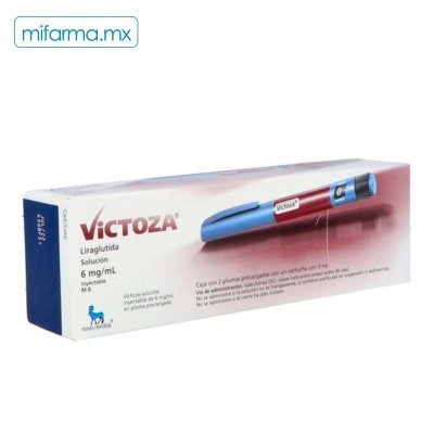 Victoza Liraglutida 6mg c/2 Plumas de 3ml