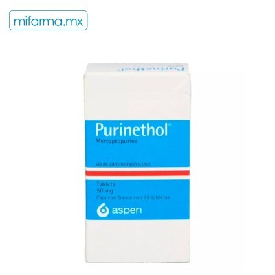 Purinethol 50 mg c/25 tabletas