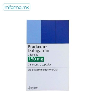 Pradaxar 150 mg 30 cápsulas