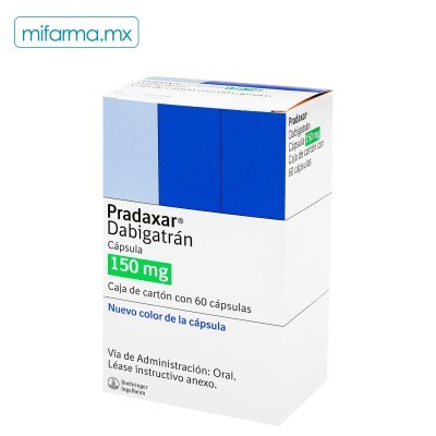 Pradaxar 150 mg 60 cápsulas