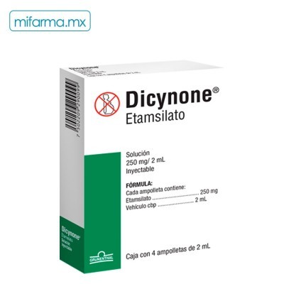 Dicynone 250mg c/4 Amp de 2ml